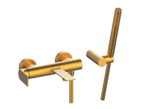 Настенный смеситель для ванны с ручным душем