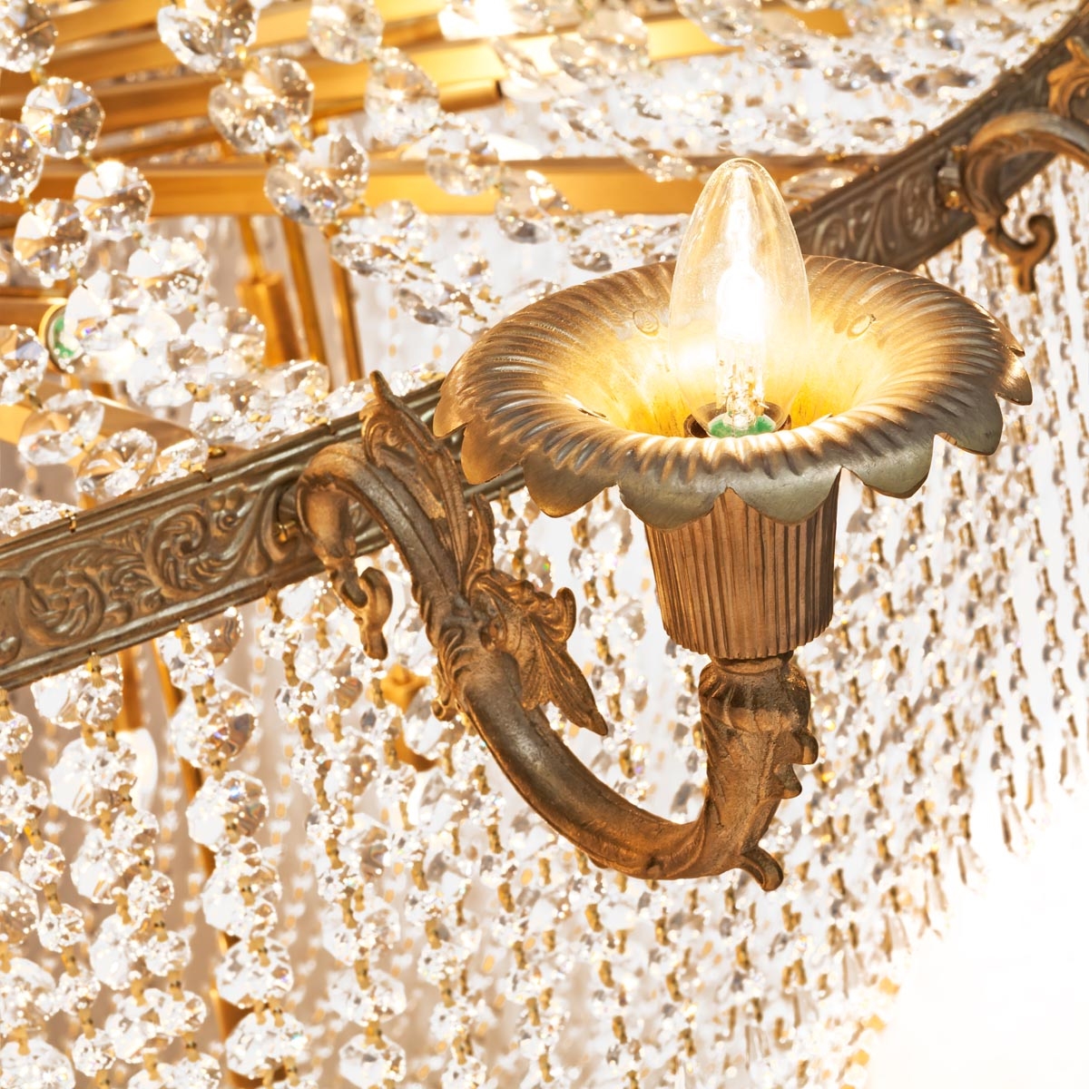 500282-45 ABHIKA БРОНЗОВАЯ ЛЮСТРА BRONZE  - Вид №3