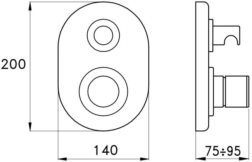RUBINETTERIE STELLA Смеситель для ванны / смесителя для душа Bamboo sun-id-1375144 - Вид №1