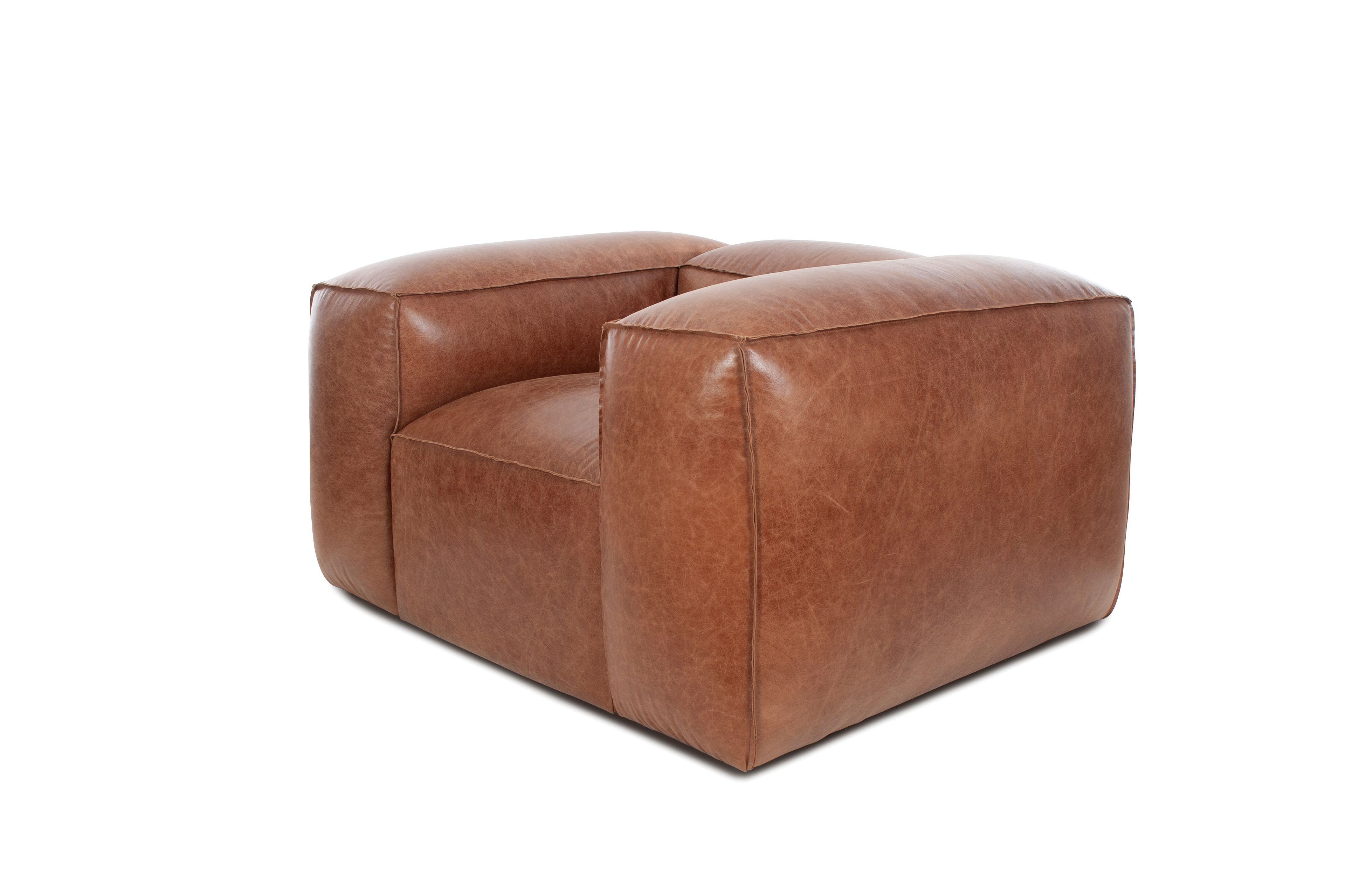 3-местный кожаный диван CREARTE COLLECTIONS Marlon Contemporain ARCH-00133564 - Вид №5