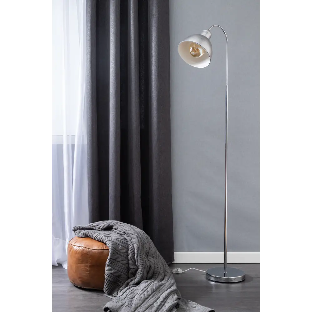 Торшер Eglo «Boleoigh» 1xE27x60 Вт, цвет серебристый STLM-2120850 - Вид №6