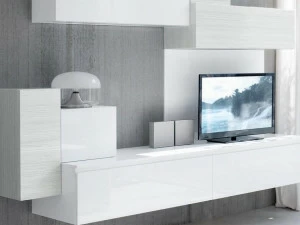 Cucine Lube Настенная модульная лакированная стенка для хранения вещей Essenza