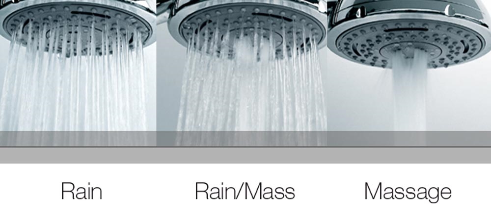 B00150 Душевая лейка DUETTO-MAS Ø 93 mm BOSSINI  - Вид №2