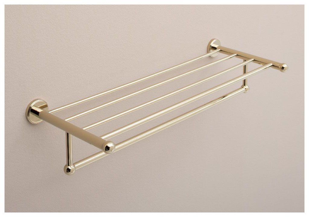 Полочка Aquanet 4662, золото (58 см, с полотенцедержателем) 4600 - Вид №1