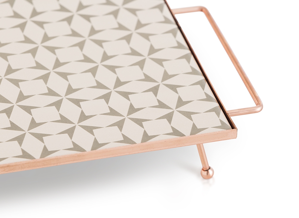 100556 Поднос квадратный Grey 20x20 GAN Mix & Match  - Вид №3