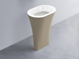 AMLA65-BL+AMPILO-PM+AMCOLO-AV Раковина Amedeo Ovale отдельностоящая cielo Enjoy + Amedeo