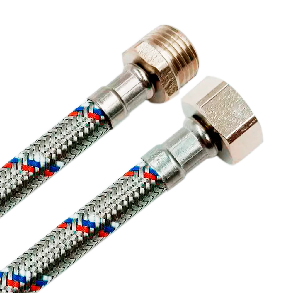Гибкая подводка РОСТЕРМ для водоснабжения 1/2" 100 см 89409387 STLM-1576602