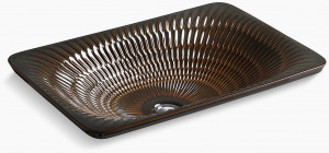 K-17916-RL-RB2 Накладная раковина на столешницу  прямоугольная Kohler