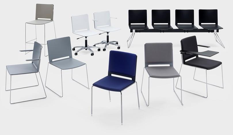 Viganò Пластиковый саночный стул с подлокотниками Daisy sun-id-1467498 - Вид №2