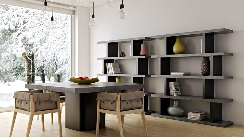 TemaHome Квадратный обеденный стол из бетона sun-id-1375714 - Вид №1