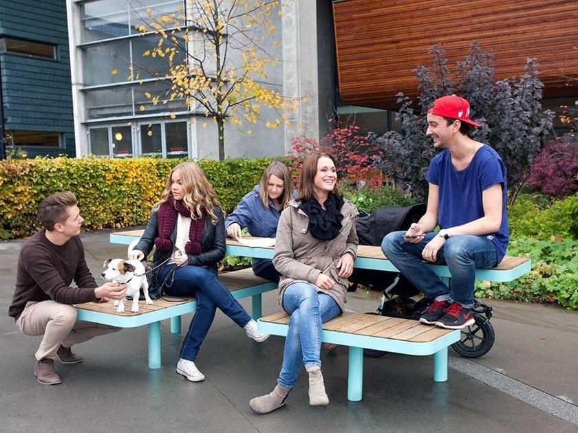 VESTRE Скамья из стали и дерева без спинки Forum sun-id-1407772 - Вид №5