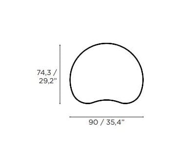 Керамический низкий садовый столик Royal Botania Organix Lounge ARCH-00135285 - Вид №27