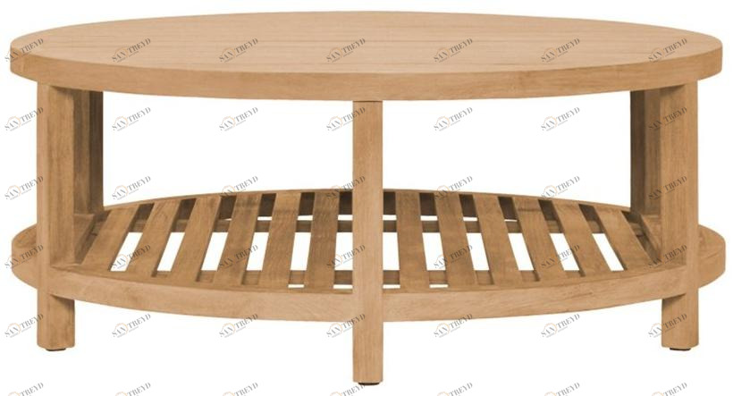 JANUS et Cie Журнальный столик из тикового дерева Arbor sun-id-1352583