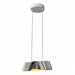 Подвесной светильник светодиодный серебряный Wave 147836 SLV ДИЗАЙНЕРСКИЕ, ОРИГИНАЛЬНЫЕ 00-3889779 Хром