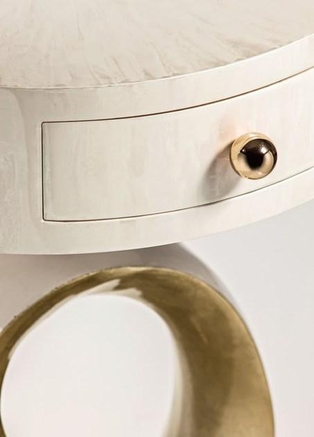 Cantori Круглая тумбочка из дерева с ящиками Olga sun-id-1436453 - Вид №1