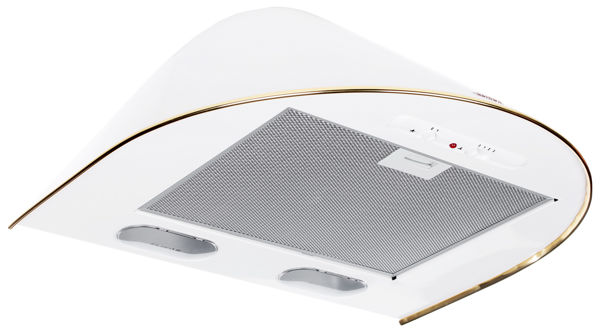 1040569 Вытяжка каминная ELIKOR Эпсилон 60П-430-П3Л белый/золотистый STDN-0013780 - Вид №1