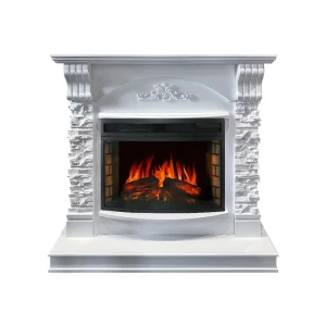 Каминокомплект Royal Flame Rague с очагом Dioramic 25 1.5 кВт цвет белый 89335226 STLM-2062462