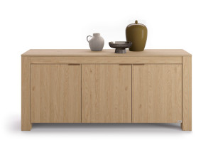 Шкаф из дуба с распашными дверями