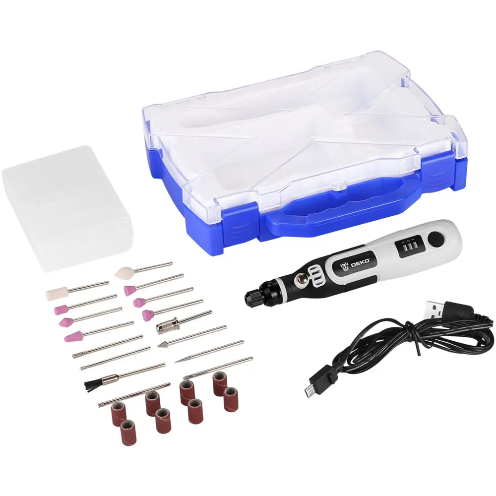 Аккумуляторный гравер DEKO DKRT3.6Li с эргономичной ручкой 88663660 STLM-1326029 - Вид №1