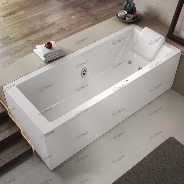 Ванна с гидромассажем "RAINBOW" Energy 170 без панелей 9L43-771 Dx Jacuzzi 9L43771DX