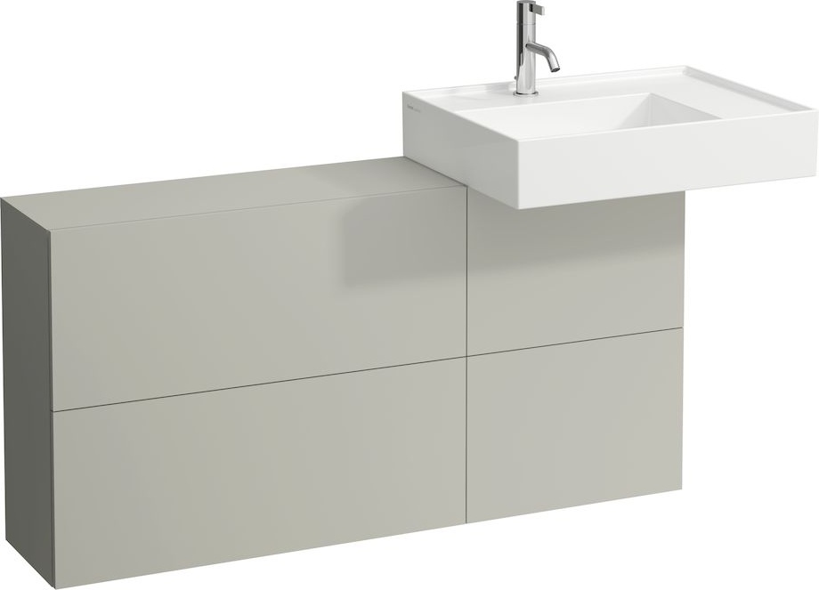 H8103347571121 Раковина с полочкой справа, со специальным скрытым сливом LAUFEN PRO - Вид №7