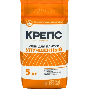 Клей для плитки Крепс Улучшенный 5 кг 82020563 STLM-2010300