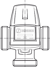 3115 10 00 VTA363Ротационные клапаны » Esbe серии VTA360, VTA560  - Вид №1