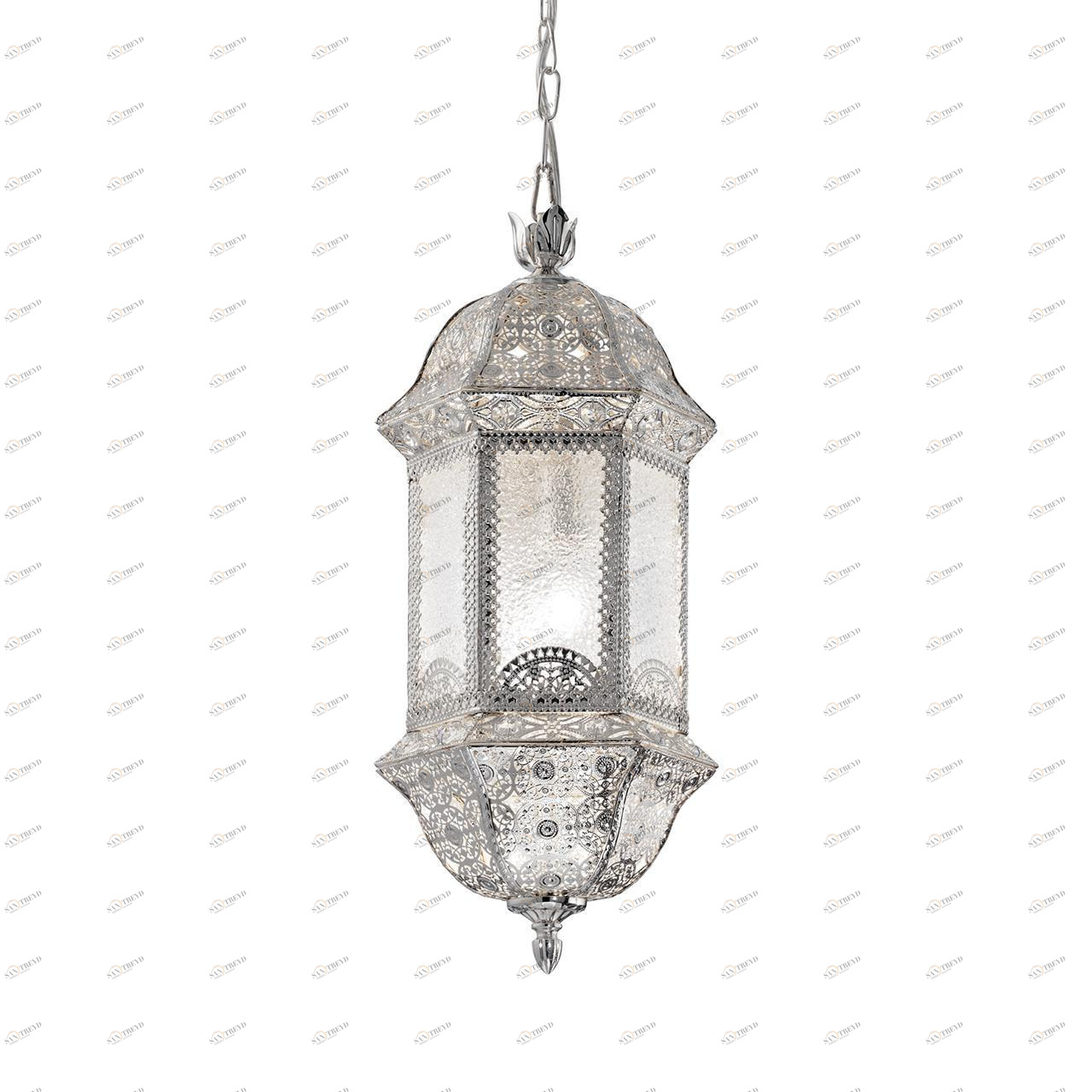 Подвесной светильник Ideal Lux Marrakech SP2 IDEAL LUX ДИЗАЙНЕРСКИЕ, MARRAKECH 275684 Серебро 