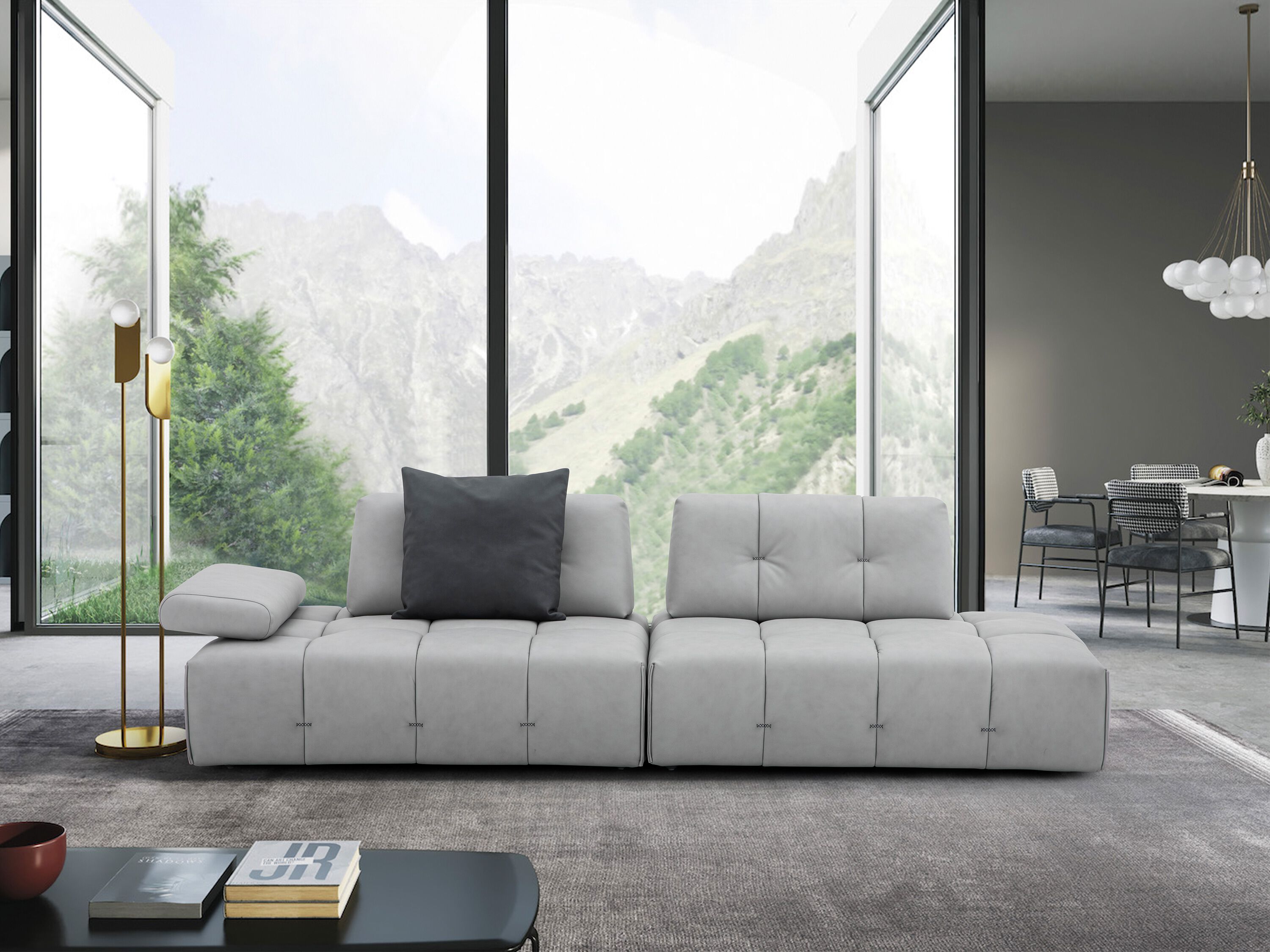 Кожаный модульный угловой диван CAMPO DE' FIORI LYME ARCH-00074297 - Вид №16