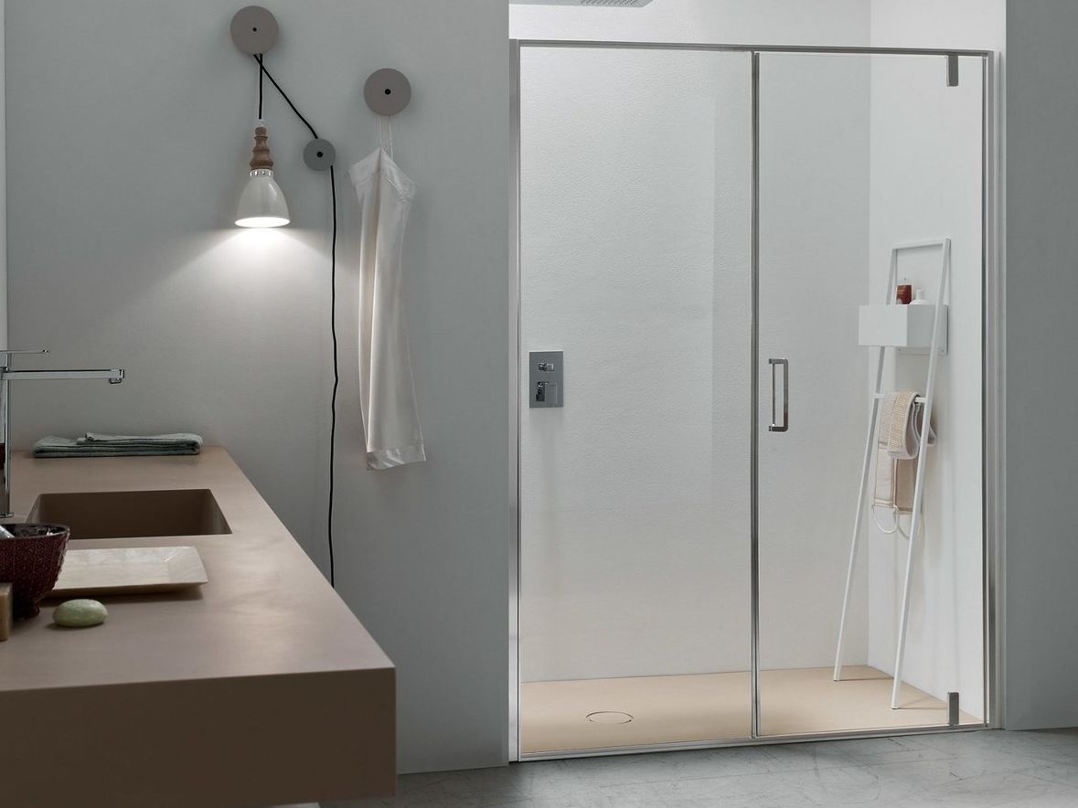 Стеклянная ниша душевая кабина с поворотной дверью ARCOM S6 ARCH-00040554