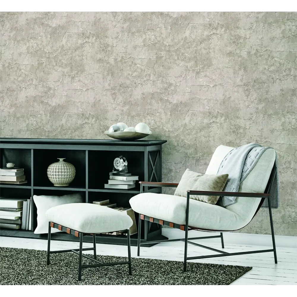 INSPIRE Antipolo: Флизелиновые обои под штукатурку в благородном коричневом 89349540 STLM-0824029 - Вид №2