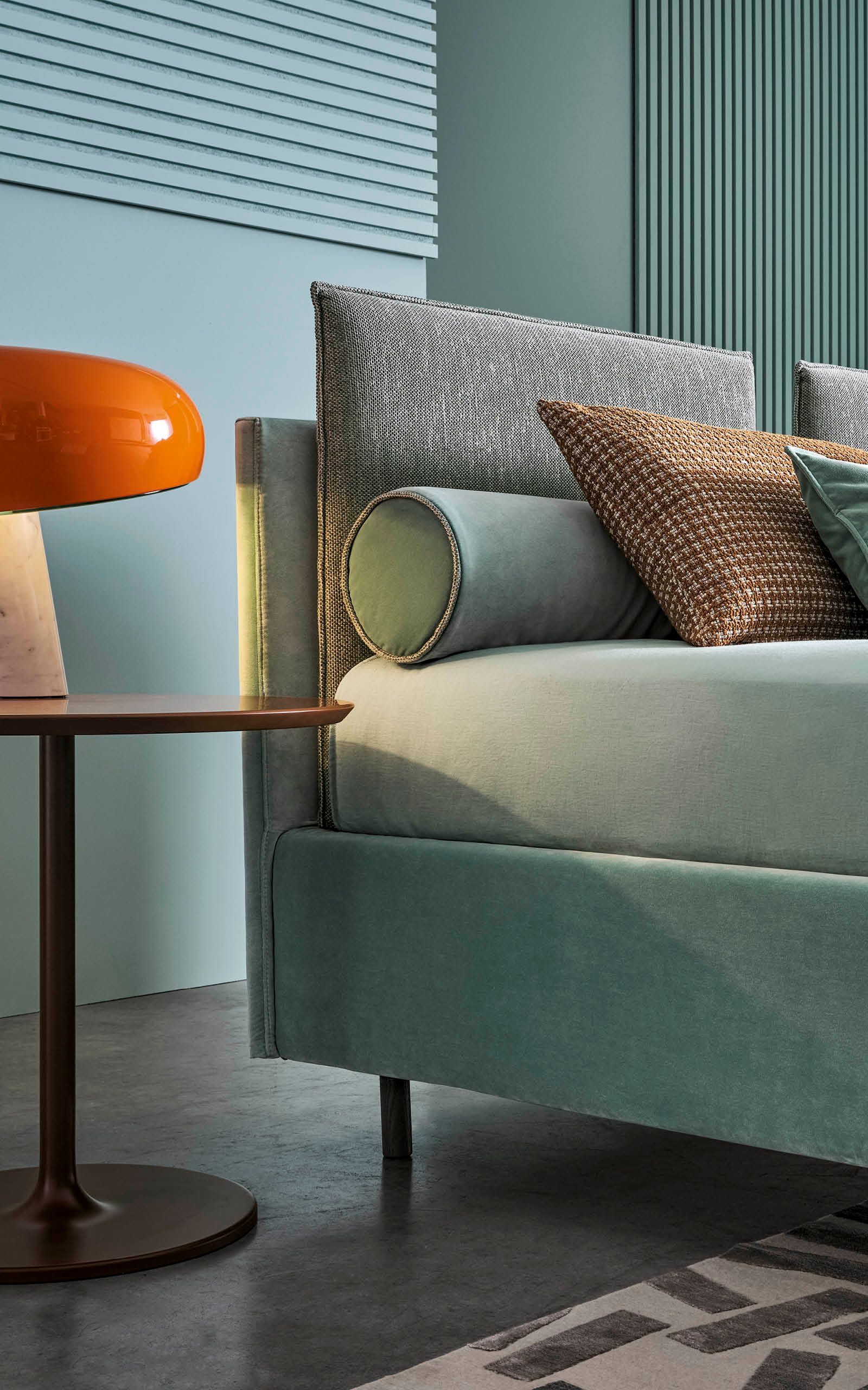 Двуспальная кровать с мягким изголовьем Twils Frick ARCH-00002239 - Вид №1