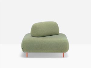 Съемный диван из ткани