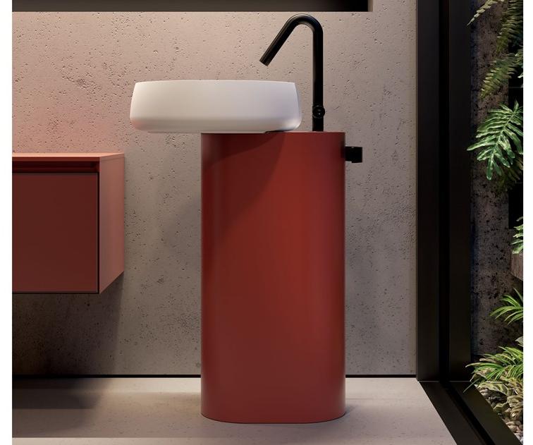 Ideagroup Lavabo отдельно стоящий из cristalplant® Cubik sun-id-1483040 - Вид №1