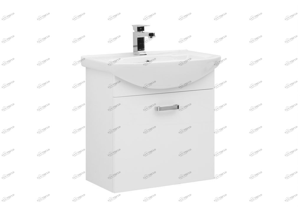 Тумба под раковину Aquanet Ирис 65 белый (1 ящик) sun-id-270538