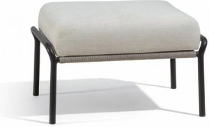 MNST319 Подставка для ног лава серебро Manutti Radius