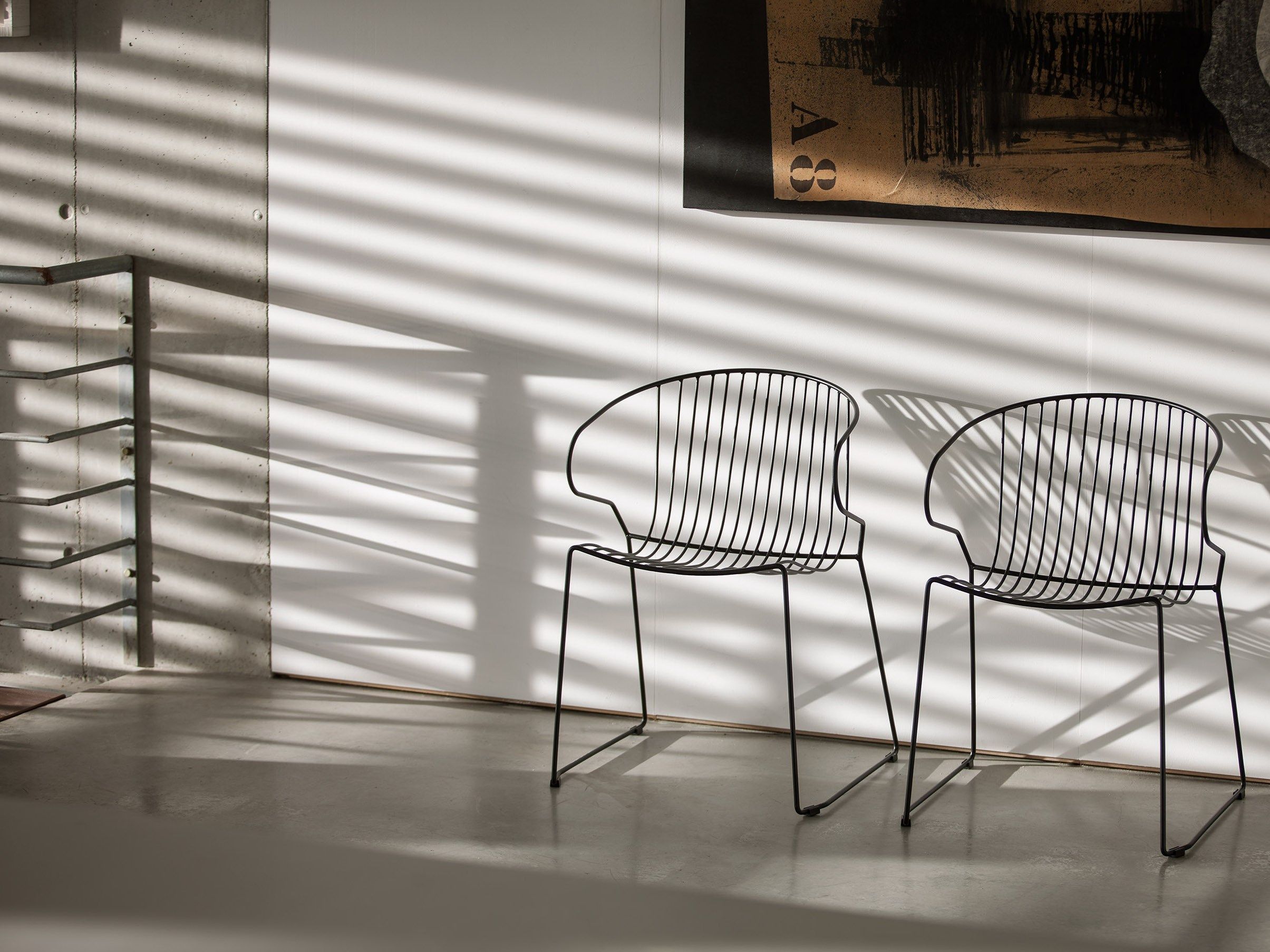 Штабелируемый стальной стул с подлокотниками iSimar Bolonia ARCH-00107047 - Вид №32