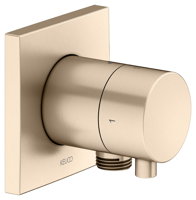 59557011102 Встраиваемый запорный вентиль с переключателем на 2 потребителя и выводом для шланга DN 15 KEUCO IXMO - Вид №2