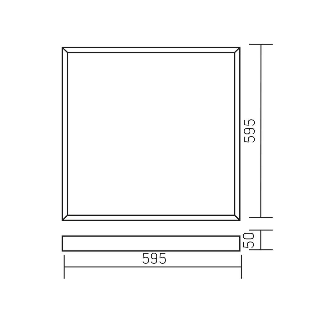 Панель светодиодная Varton 595/595/50 PRS 30 Вт 595x595 мм 3750 K IP40 82656293 STLM-2015033  - Вид №8