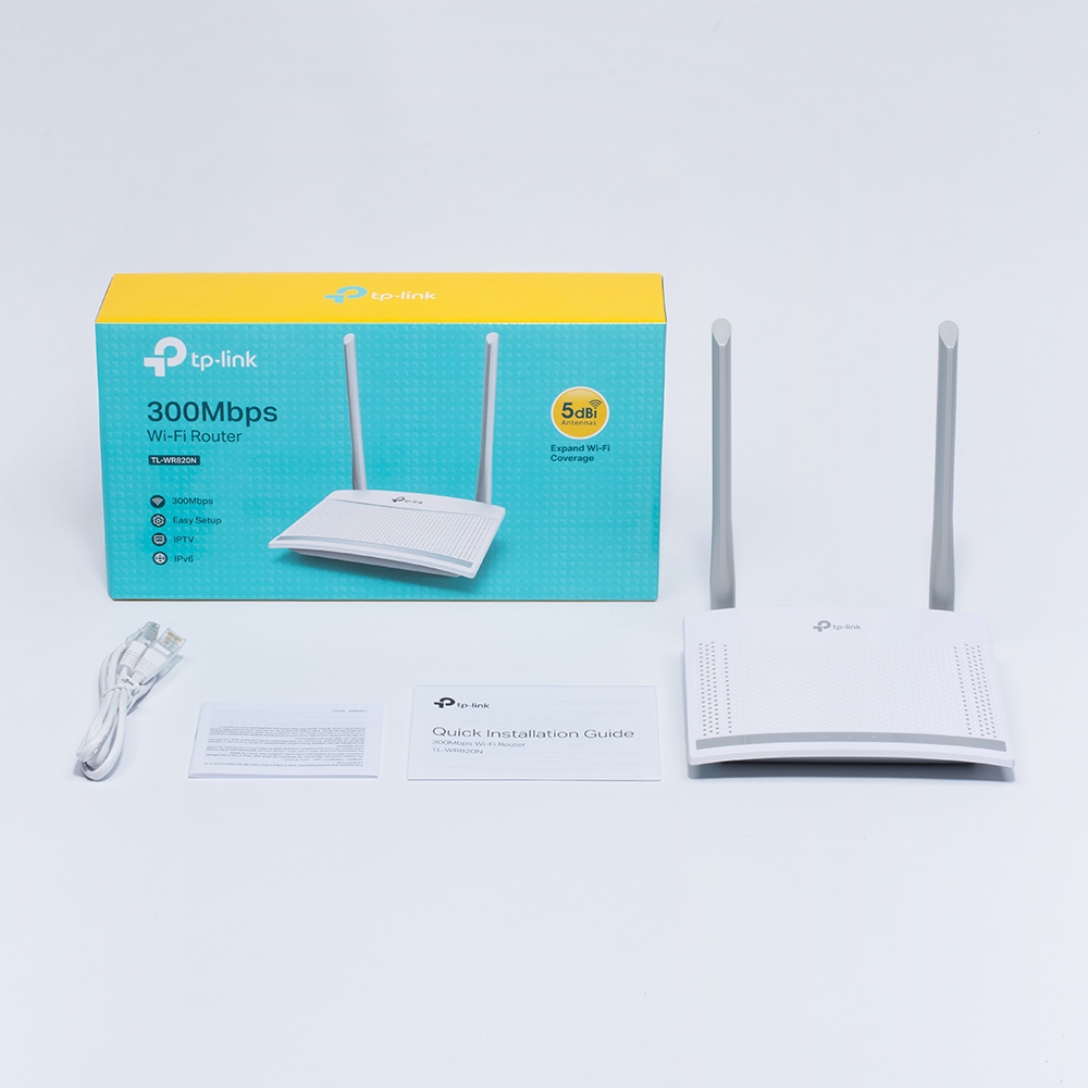 TL-WR820N N300 wi-fi router, 1 10/100m wan + 2 10/100m lan ports, 2 antennas TP-Link Santreyd  - Вид №6