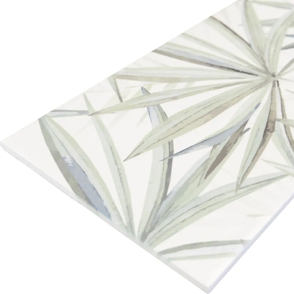 Декор LB Ceramics Моана Бамбук 19.8x39.8 см 1.58 м² цвет белый/зелёный STLM-2078532 - Вид №2