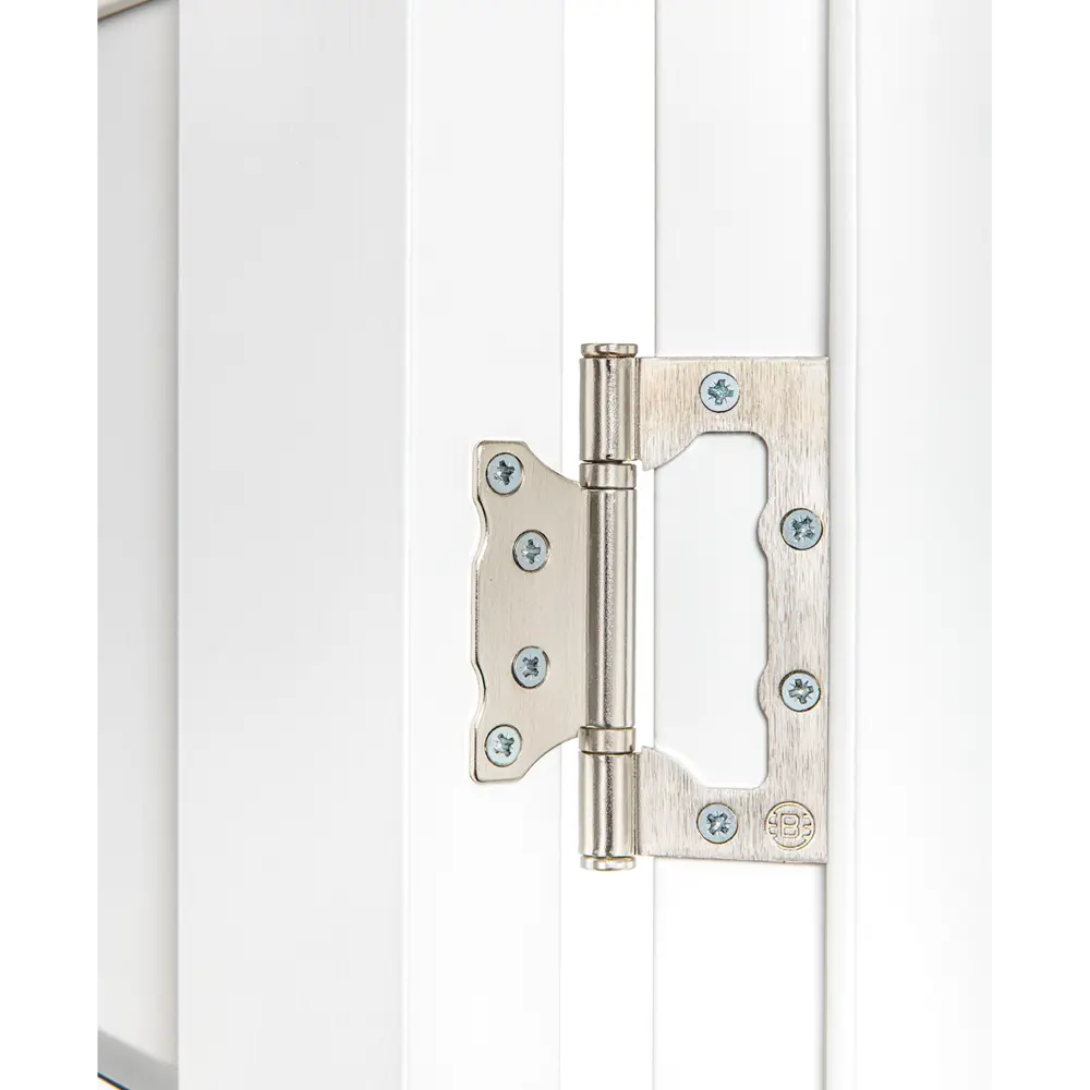 Дверь межкомнатная со стеклом Богема 80x200 см Hardflex цвет белый с замком и петлями PORTIKA STLM-2160718 - Вид №4