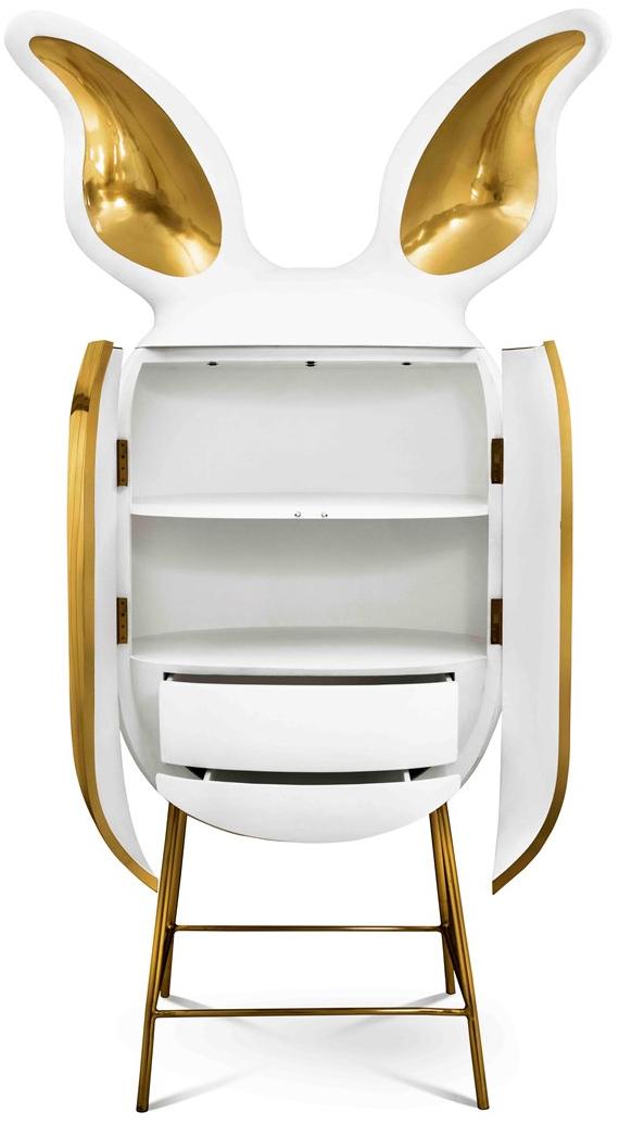 Scarlet Splendour Комод из латуни с распашными дверцами Animagic sun-id-1511759 - Вид №3