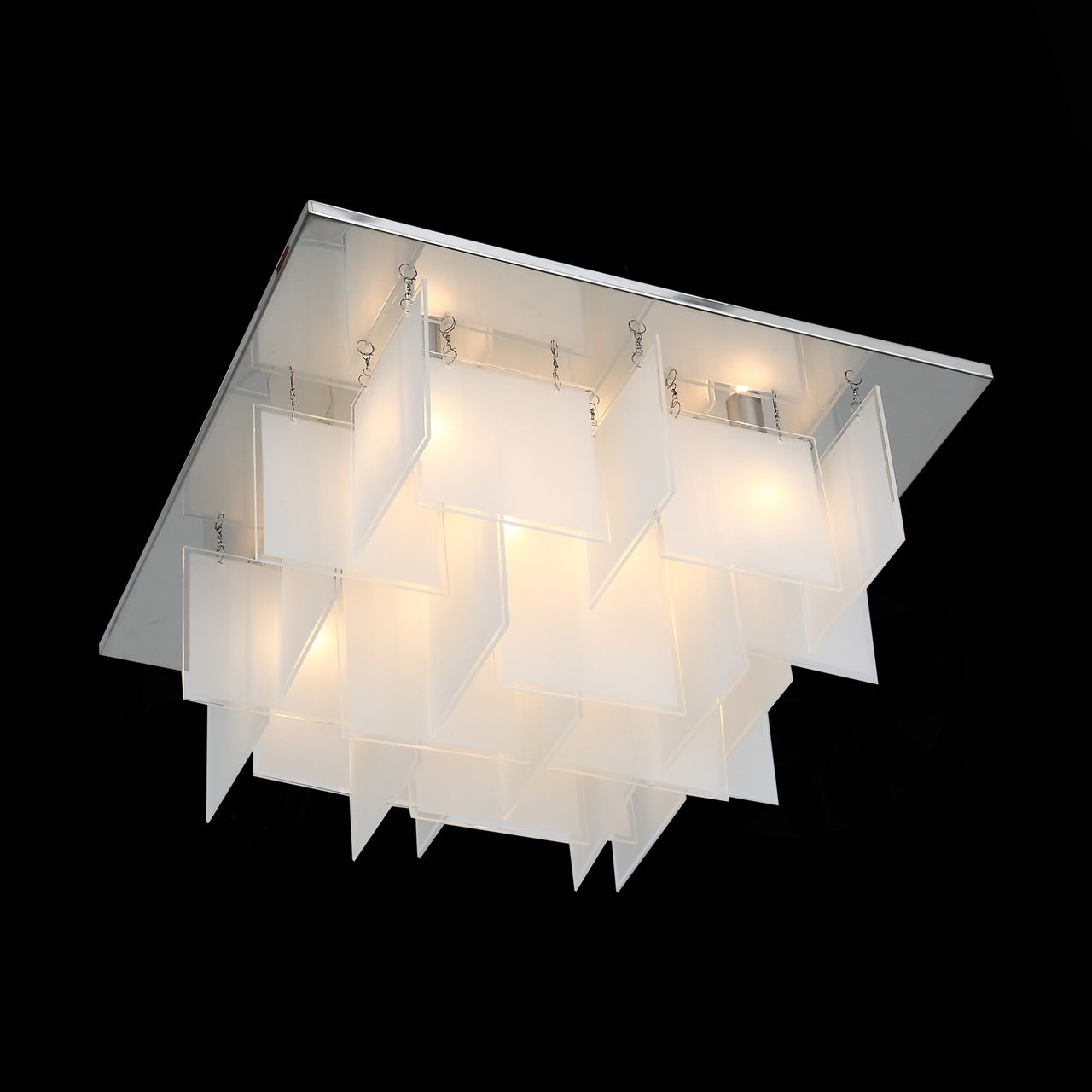 Потолочная люстра ST Luce Insolito SL794.102.08 ST LUCE ДИЗАЙНЕРСКИЕ, INSOLITO, ДВУХЪЯРУСНЫЕ 109189 Белый  - Вид №2