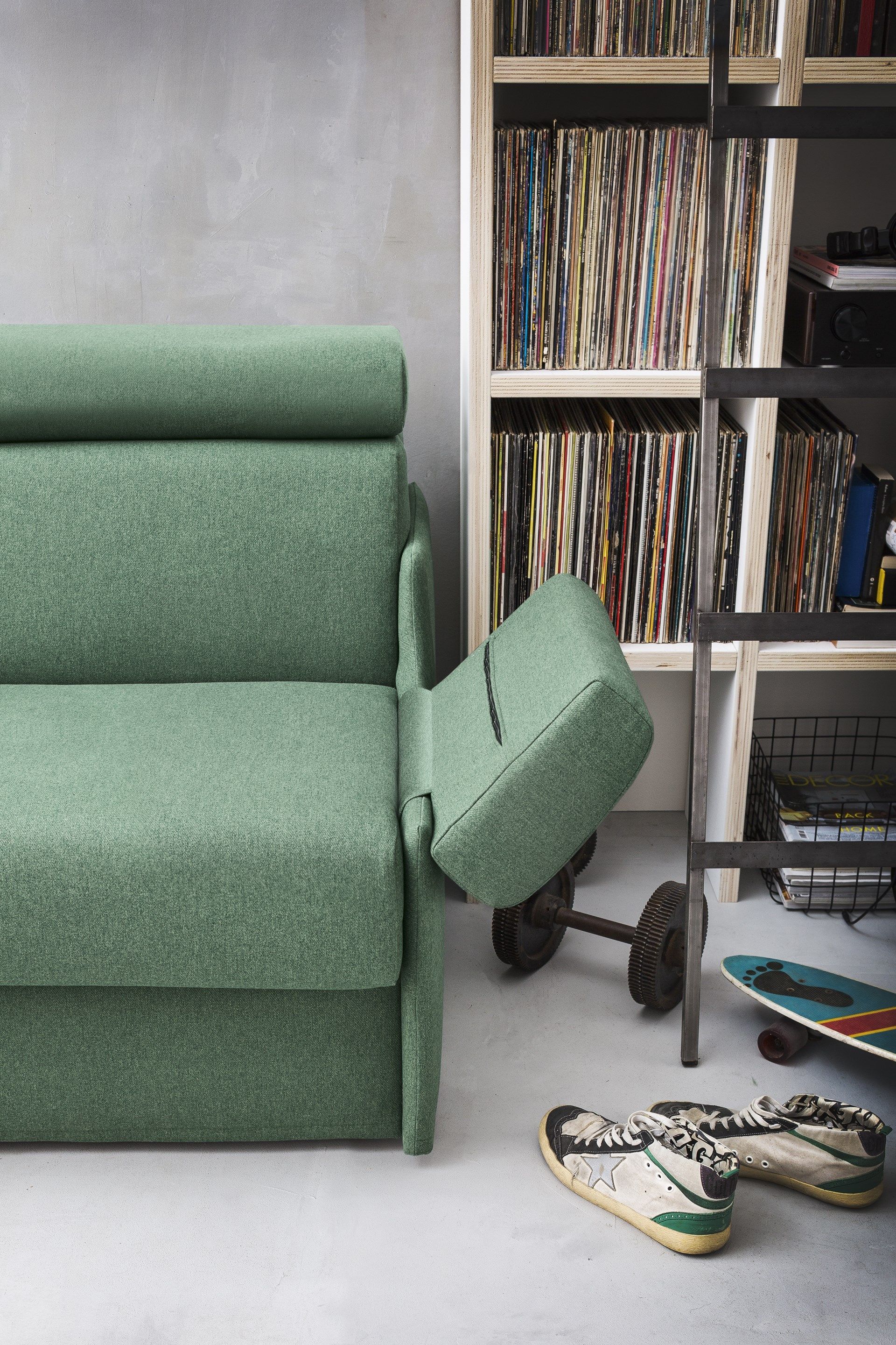 Двуспальный диван-кровать из ткани Felis Day &amp ARCH-00087857 - Вид №4