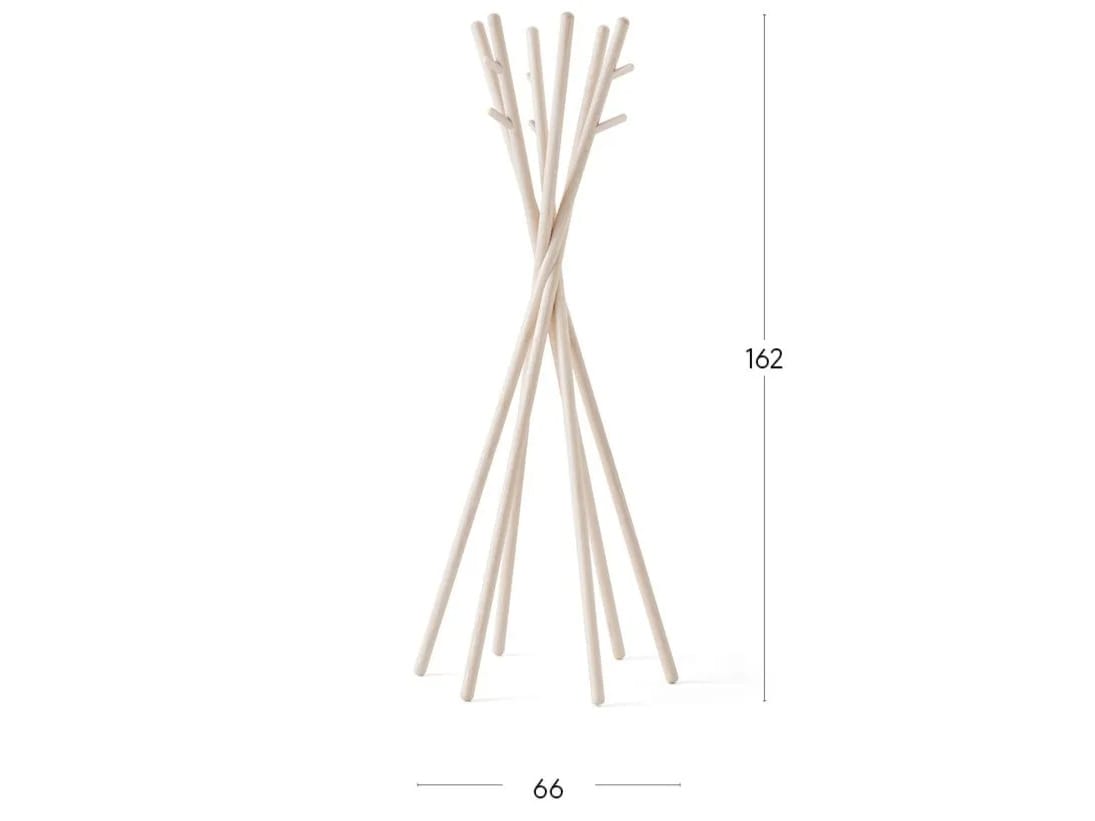 Напольная вешалка из ясеня с крючками Billiani ARCH-00101076 - Вид №2