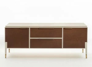 OAK Кожаный буфет с ящиками Milano collection Sc5015