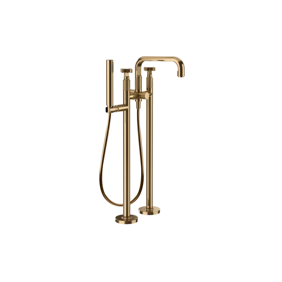Смеситель для ванны 58129 735 Gessi Inciso ТЕПЛАЯ БРОНЗА PVD 58129735