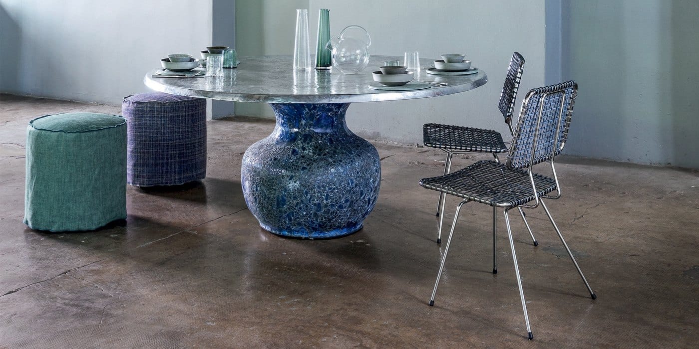 Ткань круглый съемный пуфик Gervasoni ARCH-00116994 - Вид №13