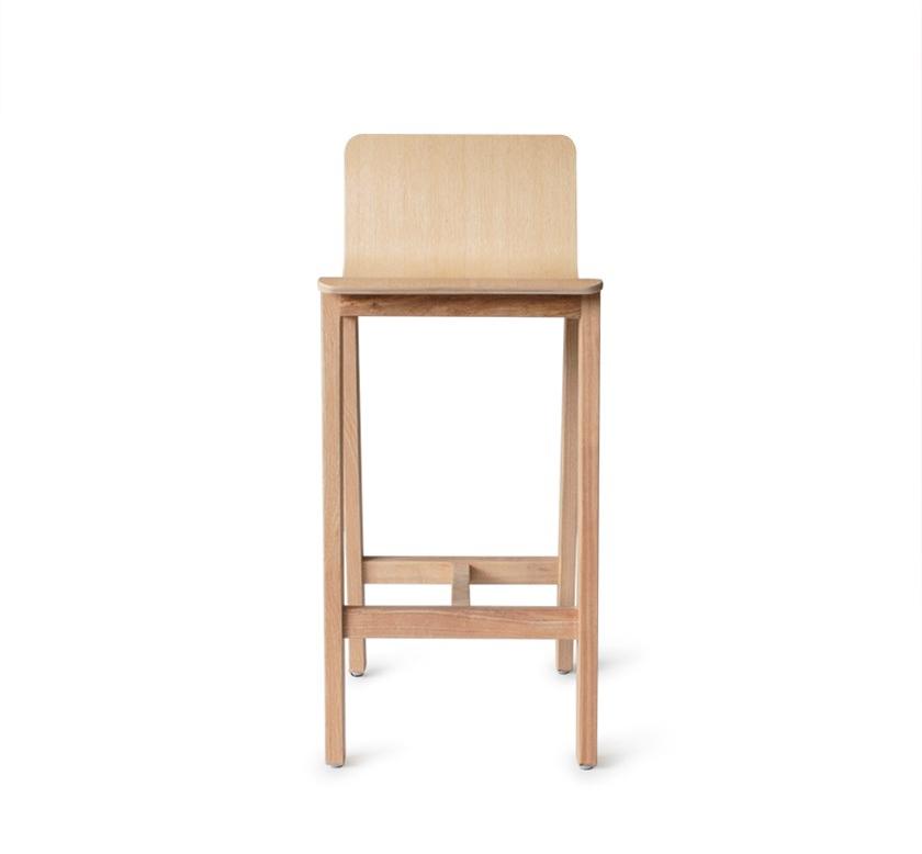 Askia Высокий табурет из дуба с подставкой для ног Version 3 1.c07.ok - Вид №7